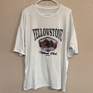 Yellowstone National Park White T-Shirt